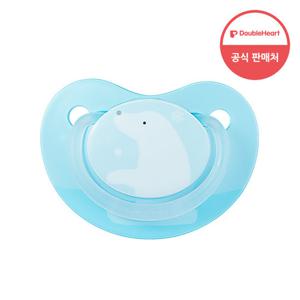 더블하트 펀프렌즈 노리개젖꼭지 화이트베어(S_0개월)