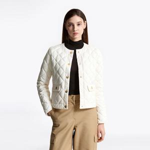 [공식][타미힐피거] 골드 버튼 퀼팅 재킷 (T22F7PJC050WT1YA8)