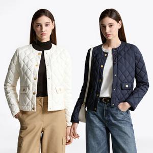 [공식][타미힐피거] 골드 버튼 퀼팅 재킷 2종 택1 (T22F7PJC050WT1)