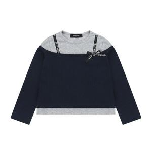 [프렌치캣] 프렌치캣5 주니어 티파니 네이비레이어드티셔츠 (T61KBT050) T61KBT050