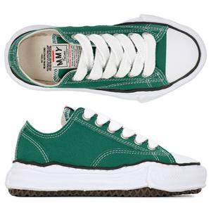미하라야스히로 25FW 클리어그린 피터슨 OG 캔버스 스니커즈 A01FW702 CLEAR GREEN