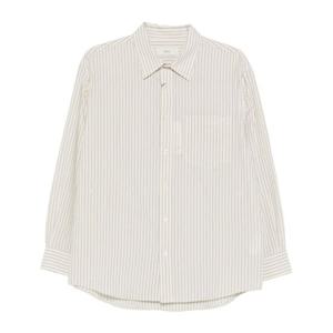 던스트 스트라이프 체스트 포켓 셔츠 UDSH6A105 IV