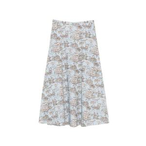 스타우드 미디 스커트 R26R6138SP SKTL Clear Blue