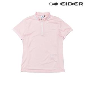 [아이더 (행사)]여성 와플 기능성 반팔 짚업 티셔츠 DWM23281-D9