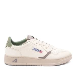 오트리 메달리스트 가죽 로우탑 스니커즈 AULMNE16 BEIGE