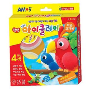 아모스 탱탱 아이클레이 18gx4색
