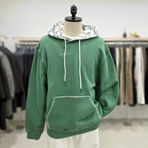 [레노마 옴므]23SS 오버핏 국내제작 긴팔 후드티 RPAMTT02A 그린