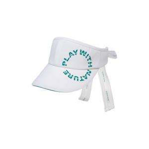 [와이드앵글] WWM26C11   여성 CO 컬러 리본 바이저 WWM26C11