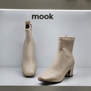 [무크]여성 베이직 스판부츠 422606 YQ HGFZ2SD