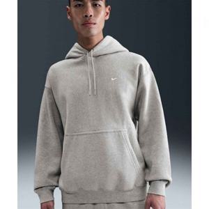 나이키 솔로 스우시 풀오버 후디 M - 다크 그레이 헤더 라이트 스모크 화이트 HV1083-063 407617