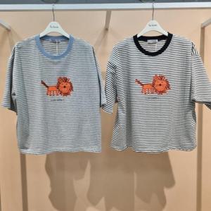 라티움 HC34 국내생산신축성좋은사파리루즈핏면티셔츠 T2621ts03