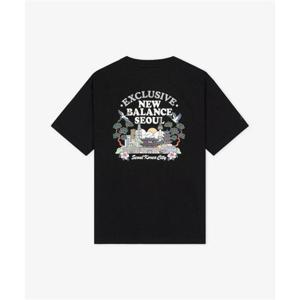 뉴발란스 NBNEG2A053 UNI NB 서울 랜드마크 반팔티 (BLACK) NBNEG2A053_19 400859