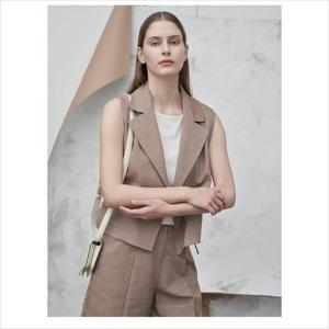 올리비아로렌 HC04 크롭 셋업 베스트 VOCQC5M4241