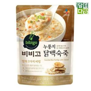 CJ 햇반 누룽지닭백숙죽 420g X 5개