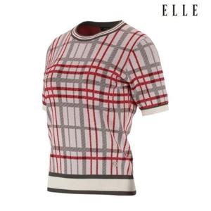 엘르골프 세이브존01 여성 반팔 라운드 스웨터 (SET) 6K63341 220