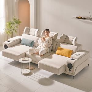 세인트블랑 라니 무빙 슬라이드 이지클린 패브릭 블루투스 모션 리클라이너 4인 쇼파 sk