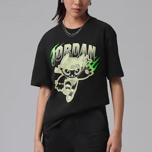 나이키 조던 여성 오버핏반팔 플라이트 루즈핏 박스티 IR7007-010 AS 가능한 국내매장