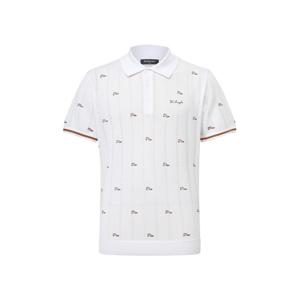 [와이드앵글] 남성 CO 버티컬 스카시 패턴 폴로 스웨터 WMM26K52W2