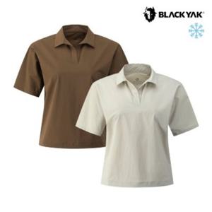 여성 아이스 냉감 등산 일상 티셔츠 에어로프레쉬K 카라 반팔티 1BYKTMV507 GD