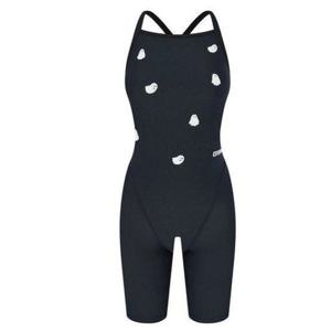 [아레나] 아레나 A5SL1CE02 BLK 플러피프렌즈2 여성 선수 싱글크로스 스트랩백 4부 반신 실내 수영복 A5SL1CE02