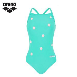 [아레나] 아레나 A5SL1CO02 MNT 플러피프렌즈2 여성 선수 싱글크로스 스트랩백 실내 원피스 수영복 A5SL1CO02