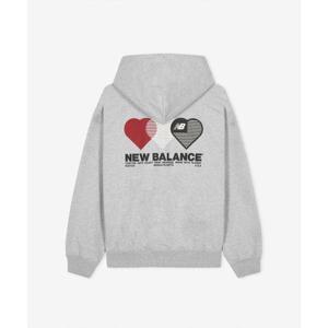 뉴발란스 NEW BALANCE NBN0G2A033 UNI NB 하트 그래픽 후드티 (GRAY) NBN0G2A033_AC 451076