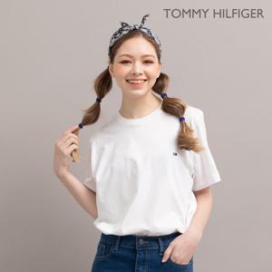 [타미힐피거]T3139 크루넥 반팔티셔츠 화이트