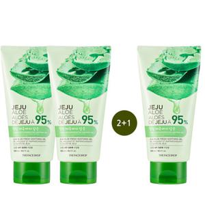 더페이스샵 신선한 제주 알로에 수딩젤 튜브형 300ml 1 +1 +1