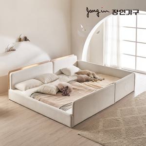 하랑 E0 패브릭 슬림헤드 데이베드 패밀리침대 Q +본넬