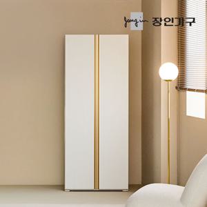 장인가구 루이나 플레인 키큰 싱글 2단 행거형 옷장 800