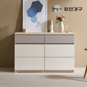 장인가구 하스 1200 와이드 서랍장