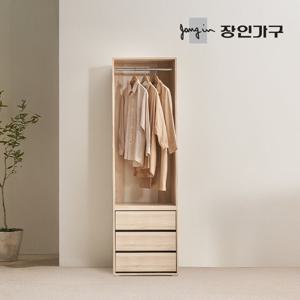 장인가구 올리세 E0 드레스룸 시스템 옷장 600 서랍 행거형