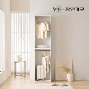 장인가구 클래드 드레스룸 시스템 옷장 500 2단 행거