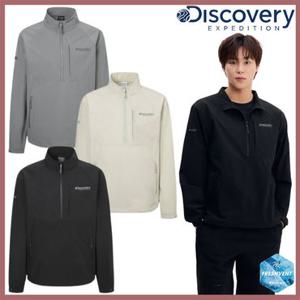 [백화점]디스커버리 25SS 봄 이월/할인 세미오버핏 남여공용 프레시벤트 폴튼 하이브리드 하이넥 아노락 DXTR37051-GSAN
