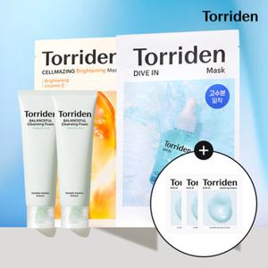 토리든 [체험특가]밸런스풀 시카 포어 폼 50ml*2개+다이브인 히알루론산 마스크 1매+비타c 브라이트닝 마스크 1매+(수딩크림2ml*3매)
