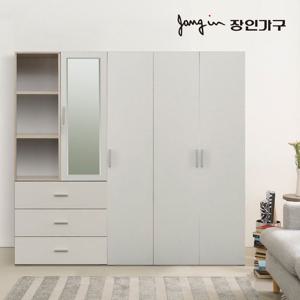 블리스 2000 옷장(800 3단서랍 오픈거울장+400 행거+800 행거)