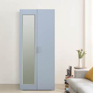 장인가구 마카롱 800전신거울옷장(옷장형)