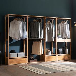 장인가구 세이 원목 드레스룸 3000 옷장 2단서랍 행거형