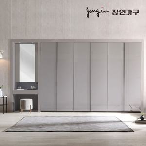 장인가구 아이브 드홈 글로우 여닫이 파우더 붙박이장 30CM