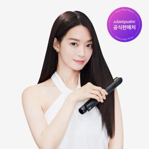 글램팜 [GP201TBK] 글램뮤즈 터치 플랫 (오리지널블랙) 판고데기 미용실 매직기