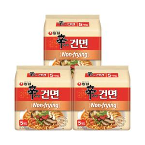 농심 신라면건면 멀티팩(5봉지) x 3팩 / 봉지라면