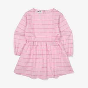 [휠라키즈] [휠라키즈] 핀턱 우븐 원피스 (FK2OPF1202F_EPK) (FK2OPF1202F_EPK)