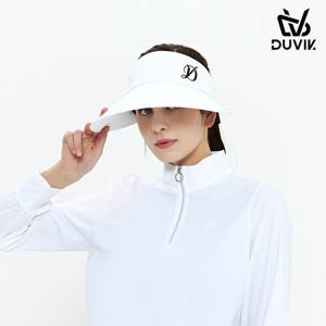 듀빅 여성 와이드챙 밴드 리본 썬바이저 DD1WAP742WH