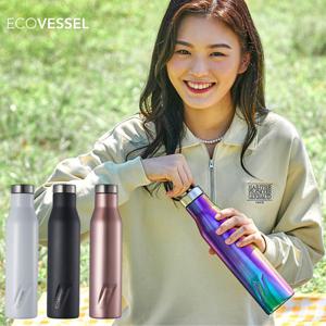에코베슬 뉴아스펜25 스텐 보온보냉병 히든고리 와인보틀 750ml