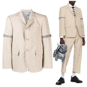 톰브라운 브레스티드 버튼 자켓 MJU558O 04502 250