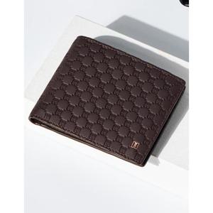 [닥스ACC][선물포장/쇼핑백동봉][LOUIS] 브라운 DD경판로고 매트 가죽 반지갑 DBWA2F368W3