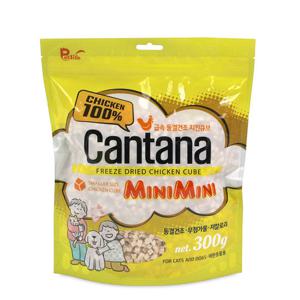 칸타나 동결건조 치킨큐브 미니미니 300g 고양이 강아지간식