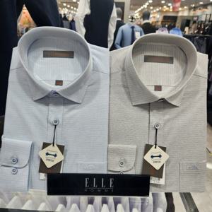 [엘르옴므]엘르옴므 남성셔츠 위사슬럽셔츠 EBDPR0106