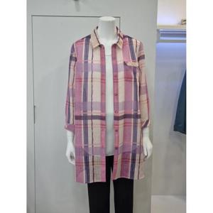 벨리시앙 세이브존04 스텐카라 체크 롱 자켓 JK4231