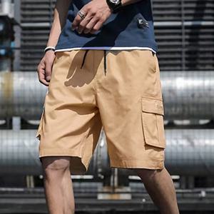 허리밴딩 포켓 디자인 남성 반바지 IS-PA92